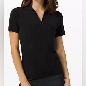 Lululemon City Calm Short Sleeve Sweater